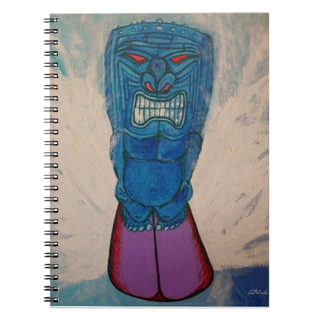 Tiki Surfa Kung Anteckningsbok (Framsidan)