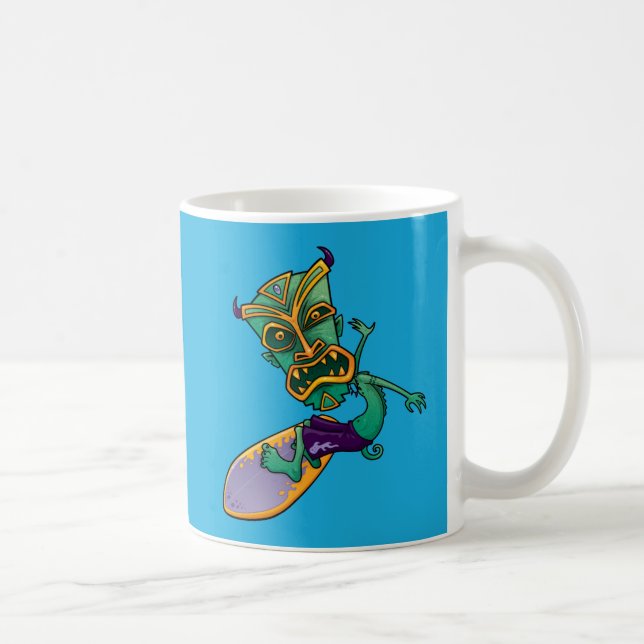 Tiki Surfer Kaffemugg (Höger)