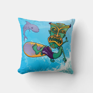 Tiki Surfer Kudde