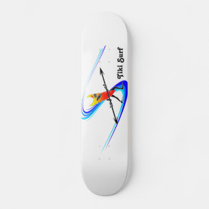 Tiki Surfer Old School Skateboard Bräda 21,6 Cm