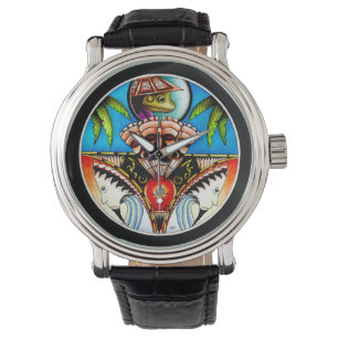 Tiki Tattoo Frog Armbandsur