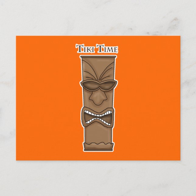 Tiki-tidskort Vykort (Framsida)