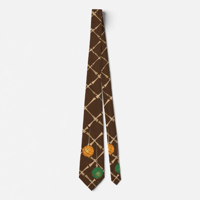 Tiki Tie Bamboo med Flutit Slips (Framsida)