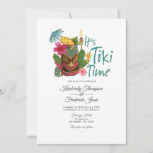 Tiki Time Luau Sommar Strand Bröllop