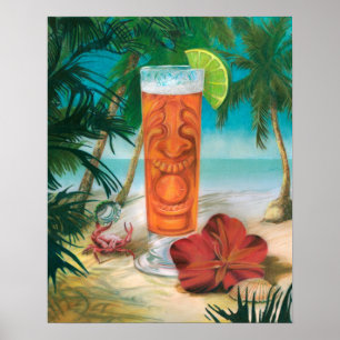 Tiki Time Poster