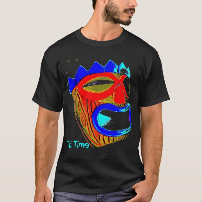 Tiki Time Tee Shirt (Framsida)
