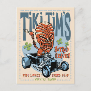 Tiki Tim's II Vykort