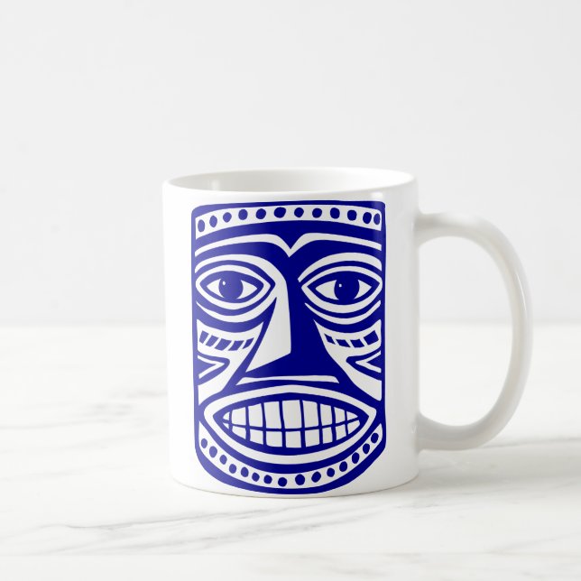 Tiki Toby - DK Blue Kaffemugg (Höger)