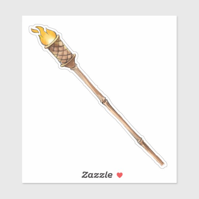 Tiki Torch Sticker Klistermärken (Ark)