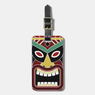 Tiki Totem-anpassningsbarnas textresetagg 1 Bagagebricka
