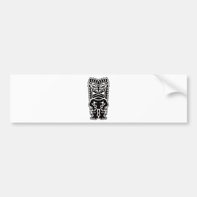 tiki totem bildekal (Framsidan)