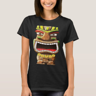 Tiki Totem Polynesian Hawaii Mythology T Shirt