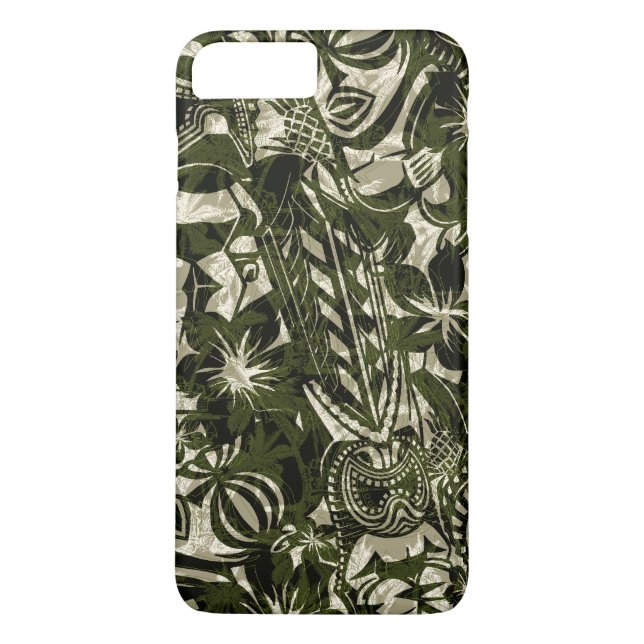 Tiki Trader Hawaiian iPhone 7 fodral Case-Mate iPhone Skal (Baksida)