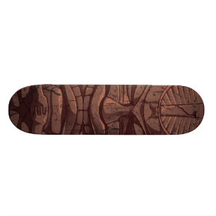Tiki trälagarSkateboard Skateboard Bräda 20 Cm