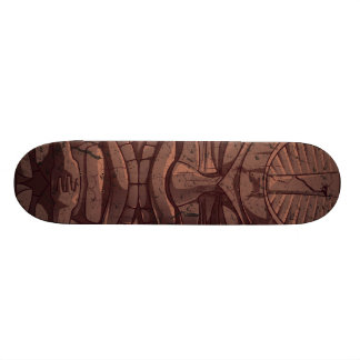 Tiki trälagarSkateboard Skateboard Bräda 20 Cm