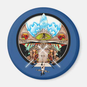 Tiki Village Magnet