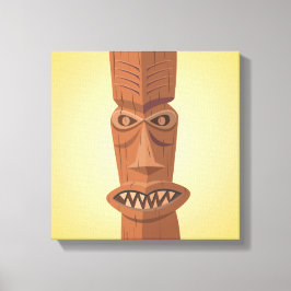 Tiki Wrapped Canvas