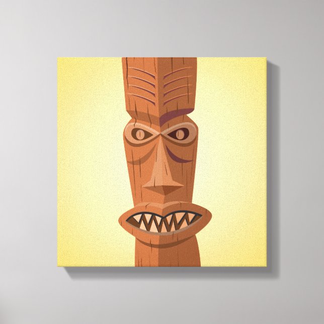 Tiki Wrapped Canvas (Framsida)