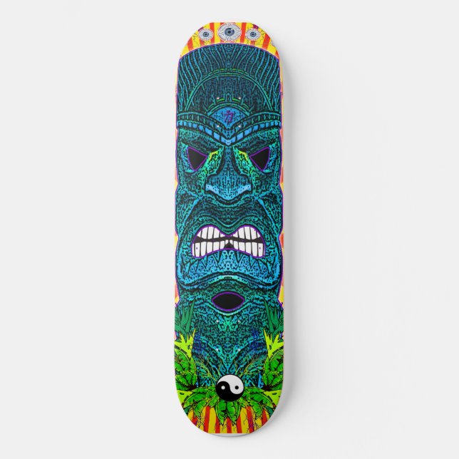 TIKI YIKI TU SKATEBOARD BRÄDA 20,5 CM (Framsida)