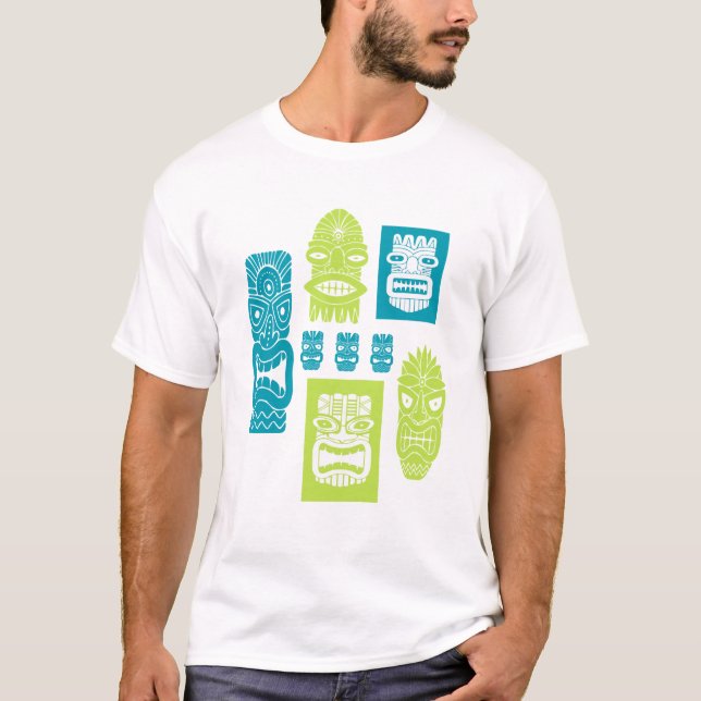 Tikiavgudar T Shirt (Framsida)