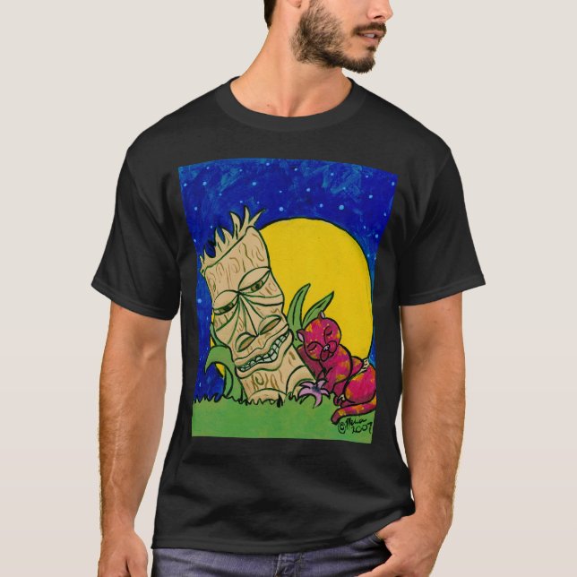 TikiCat Tee (Framsida)