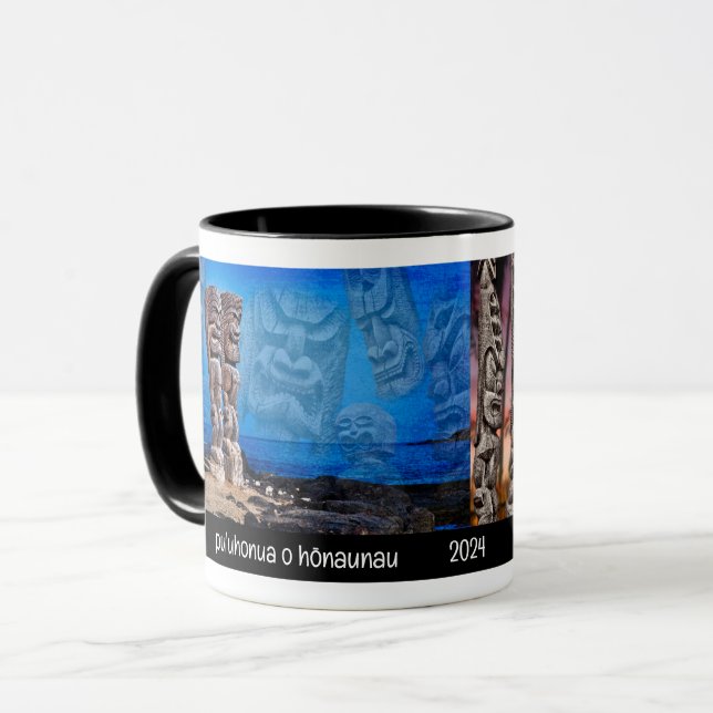 Tikis av Pu'uhonua o Hōnaunau Mugg (Framsida vänster)