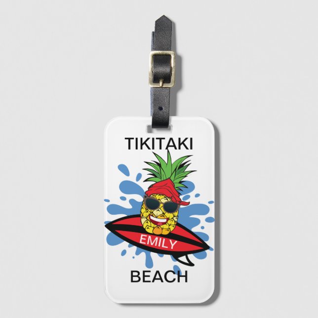 Tikitaki Beach Bagagebricka (Framsida vertikal)