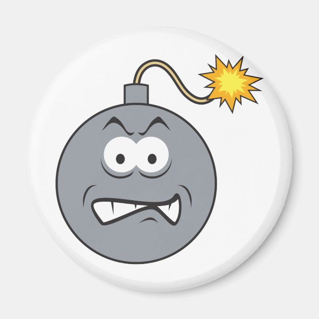 Tikkande Bomb Ansikte Magnet (Framsidan)