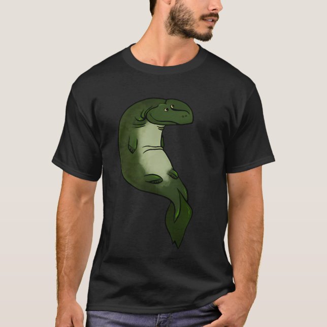 Tiktaalik sittande t shirt (Framsida)