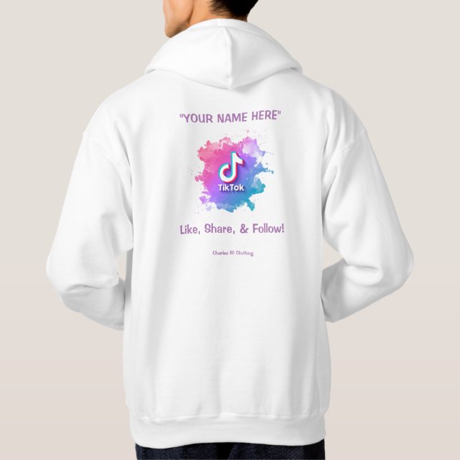 TikTok Advertising Hoodie (Baksida)