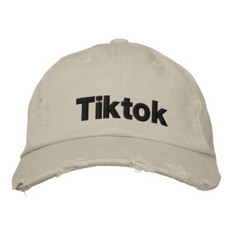 tiktok broderad keps