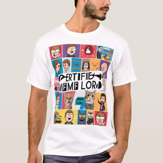 TikTok meme mode shirt 2025 T (Framsida)