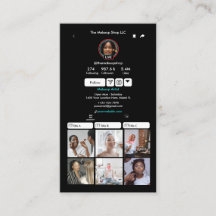 TikTok Svart Sociala Media QR-kod
