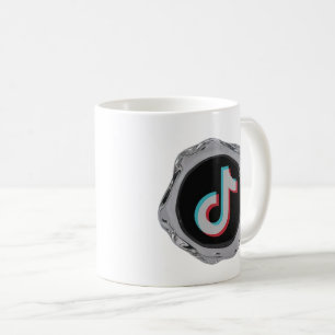 TikTok-tematiserad kaffemugg för social medie-entu