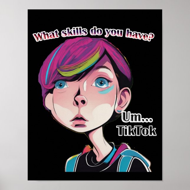 TikTok Tonåringars Poster (Framsidan)