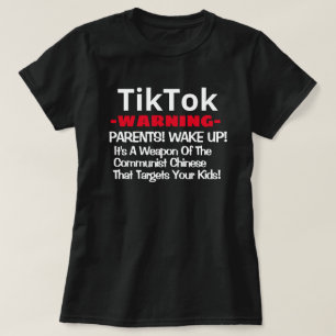 TikTok - Varning - Föräldrarna vaknar! T-Shirt