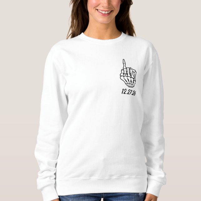 Til' Death Brudklänning, Engagerad gotisk tröja, E T Shirt (Framsida)