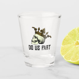 Til Death do oss Part Gothic Queen Skull med Krona