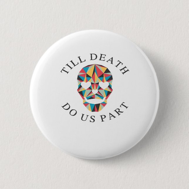 Til Death do us funny & Classic Halloween Knapp (Framsida)