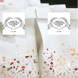 Til Death do us part | Fokus för part | B+W Fyrkantigt Klistermärke