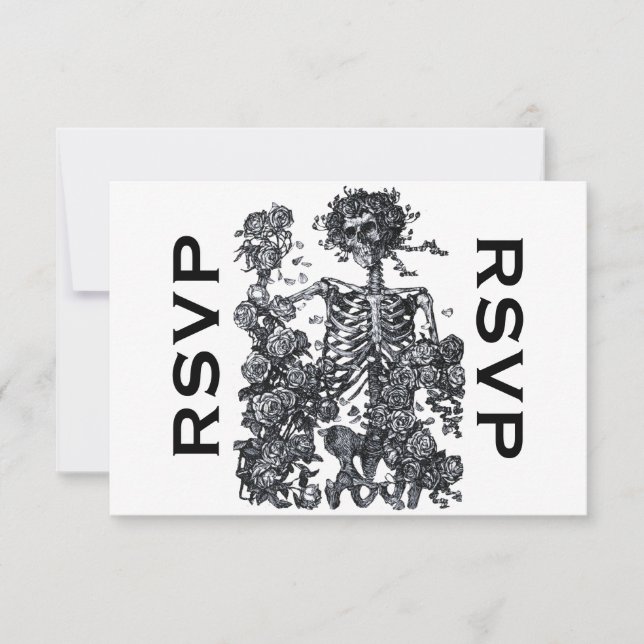 Til Death Do US Part Skeleton OSA Kort (Framsida)