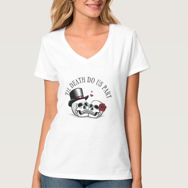 Til Death do us part T Shirt (Framsida)