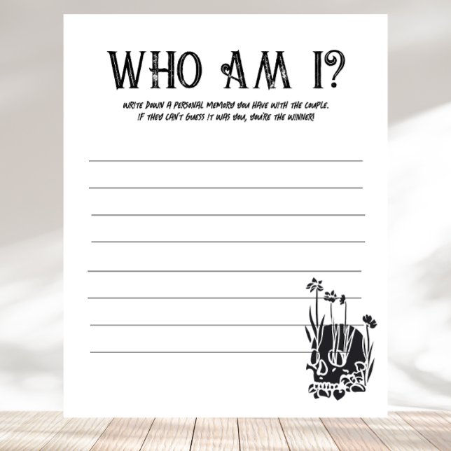 Til Death do us part | Vem är jag? Spel | B+W (Skapare uppladdad)