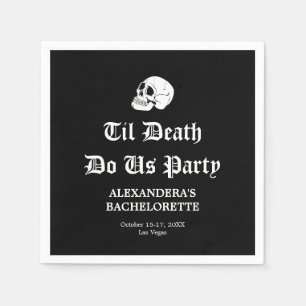 Til Death Do Us Party Bachelorette Pappersservett