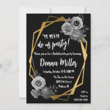Til Death Do Us Party, blommigt Bachelorette Party