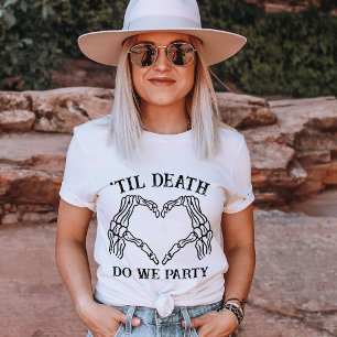 Til Death do US Party gift for Bridesmaid Anpassni T Shirt