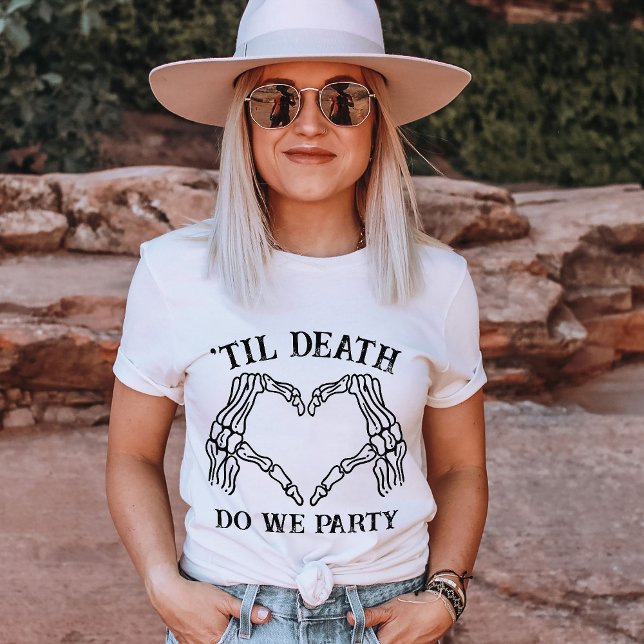 Til Death do US Party gift for Bridesmaid Anpassni T Shirt (Skapare uppladdad)