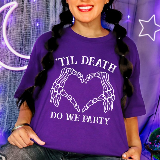 Til Death do us Party gift for Bridesmaids gotiic T Shirt (Skapare uppladdad)