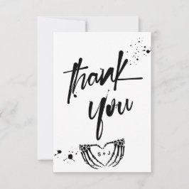 Til Death Do US Party Grunge Bröllop Tack Kort