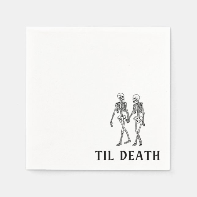 Til Death Napkins Pappersservett (Framsidan)